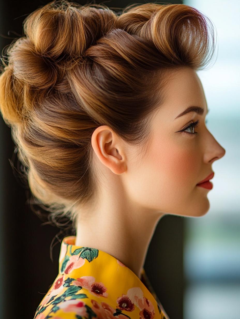 Bouffant Updo