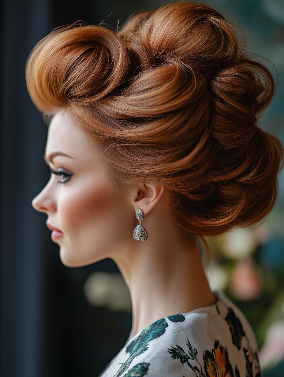 Bouffant Updo