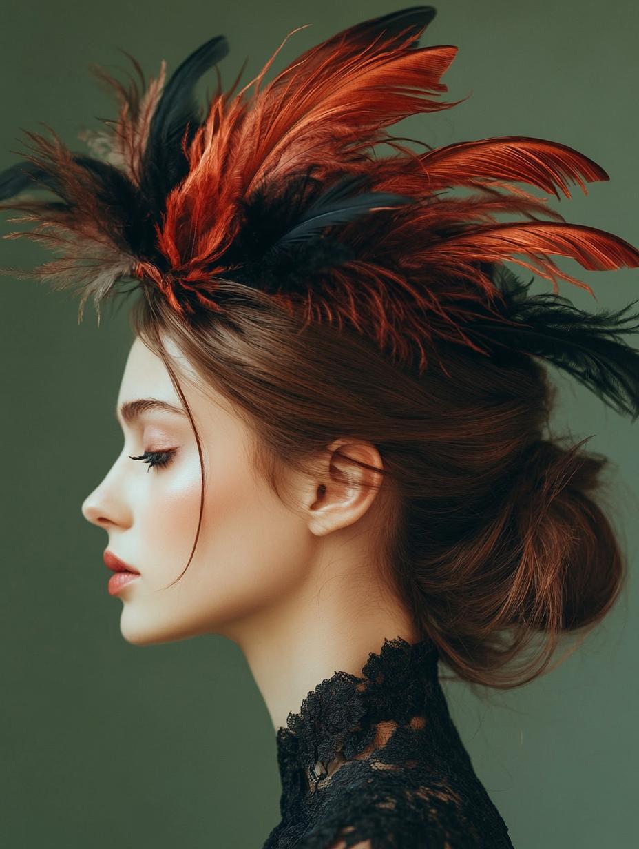 Charming Feather Clips