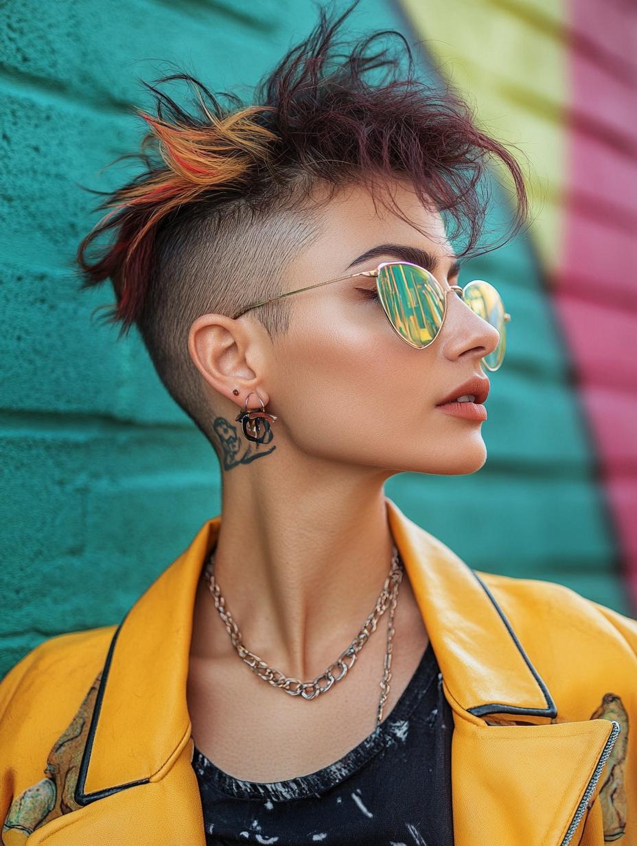 Edgy Wolf Cut