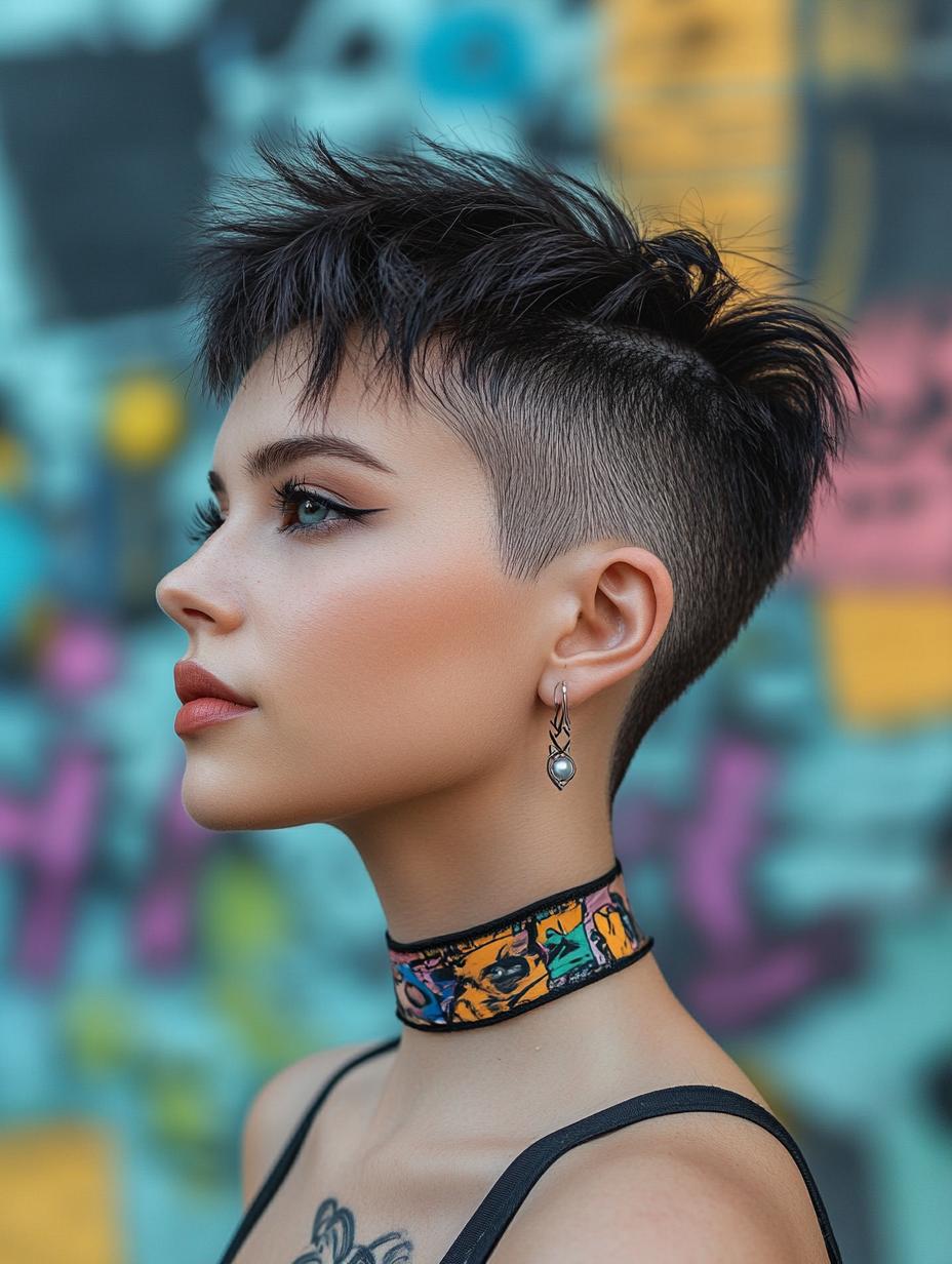 Edgy Wolf Cut