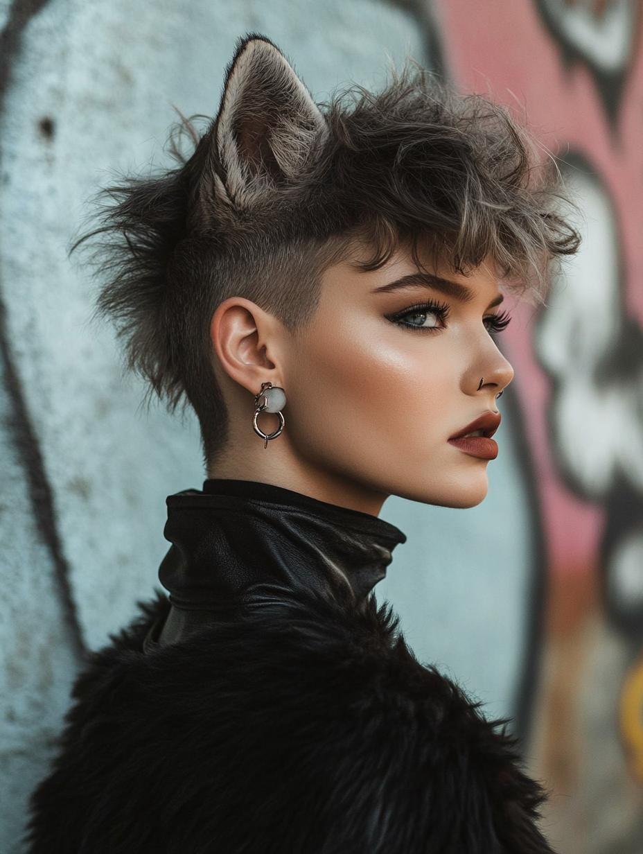 Edgy Wolf Cut