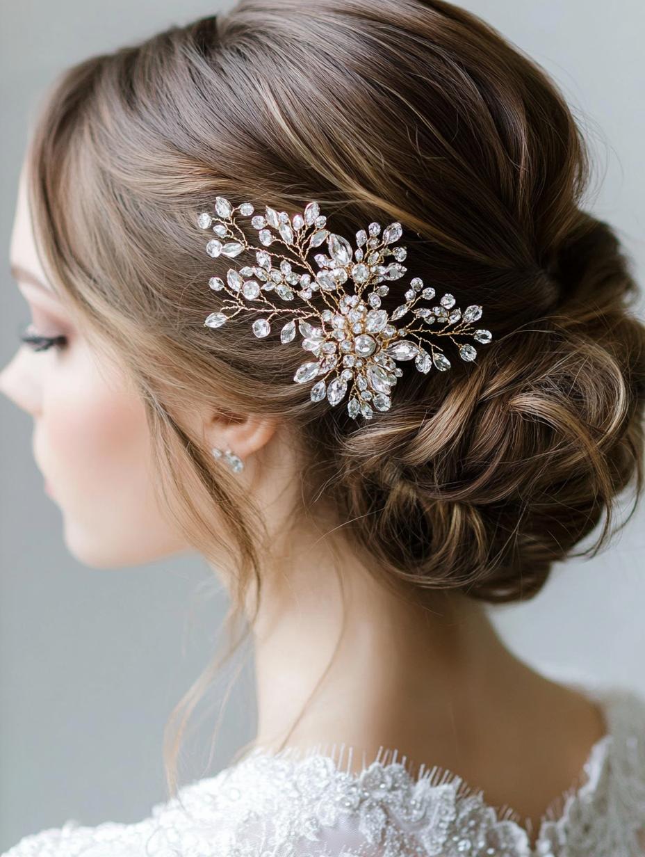 Glamorous Jeweled Barrette