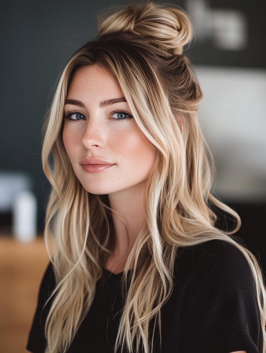 Half-Up Top Knot