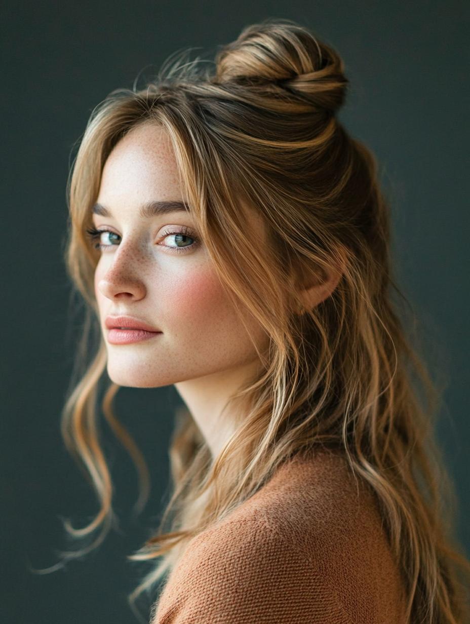 Half-Up Top Knot