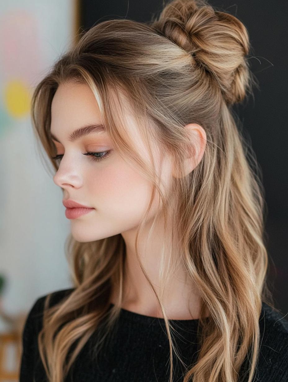 Half-Up Top Knot