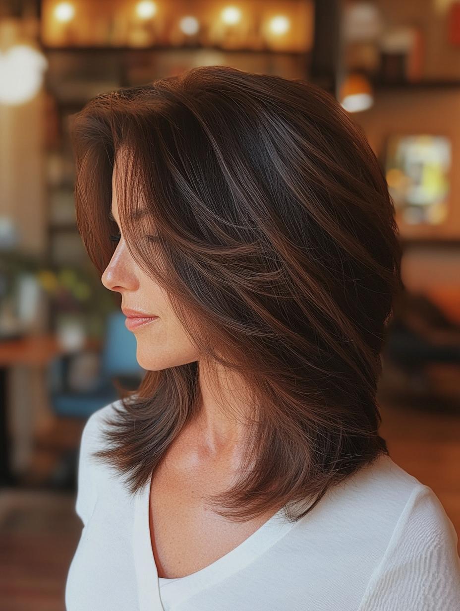 Layered Lob (Long Bob)
