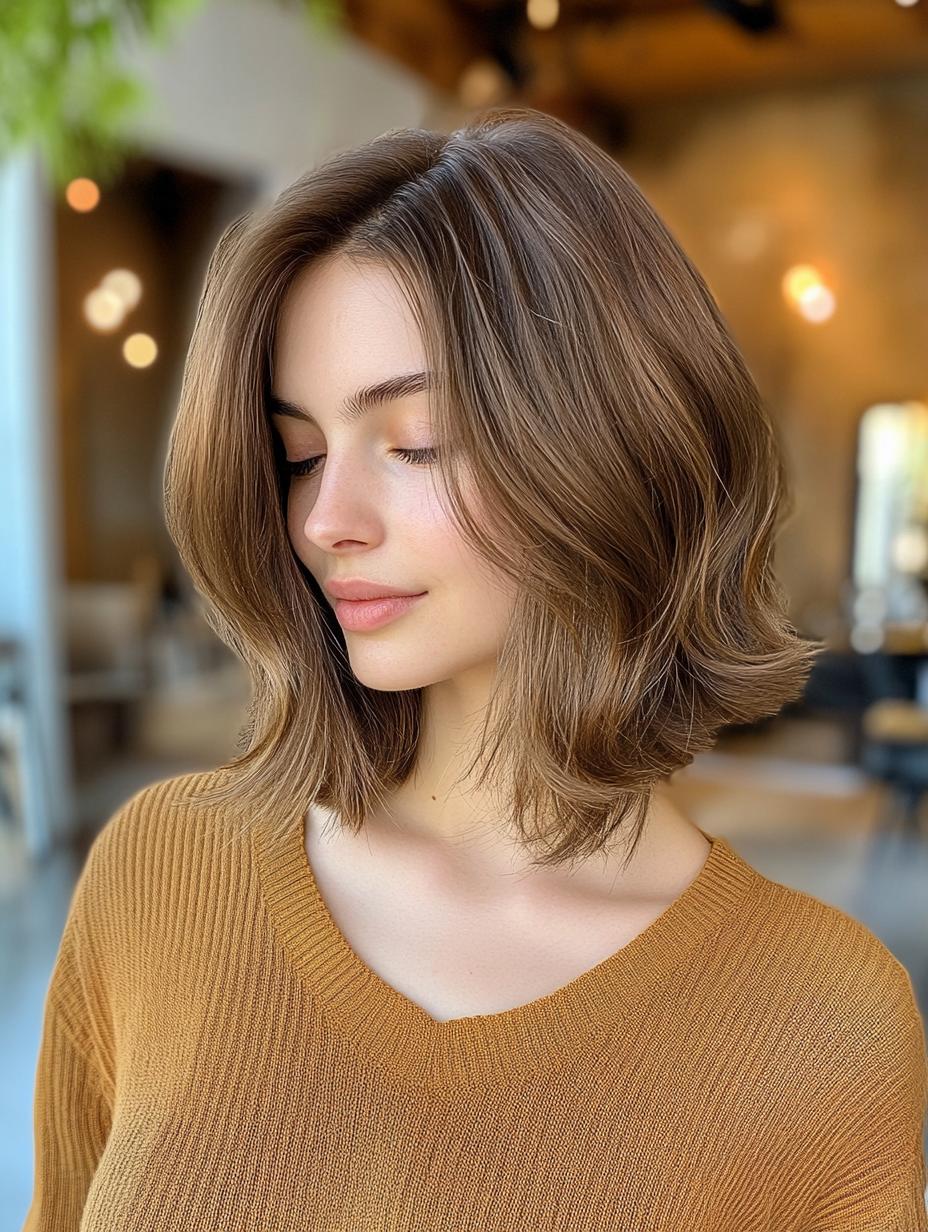 Layered Lob (Long Bob)