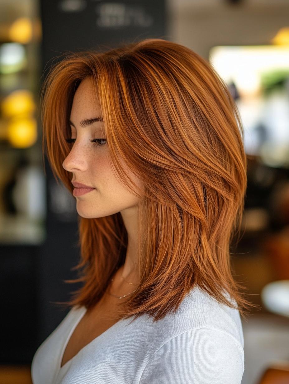 Layered Lob (Long Bob)