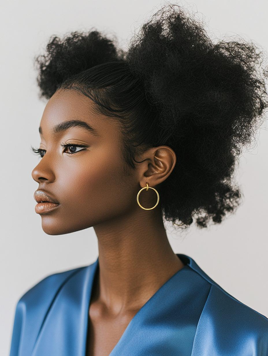 Minimalist Gold Hair Rings