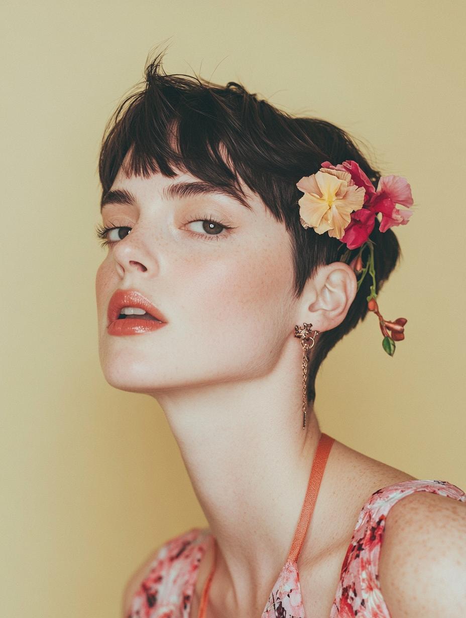 Pixie Cut with Accessories