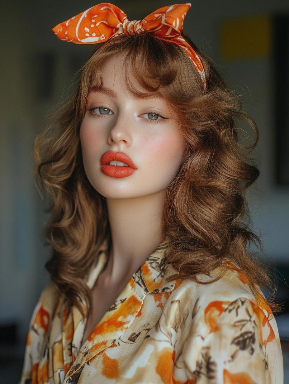 Retro Headband Waves