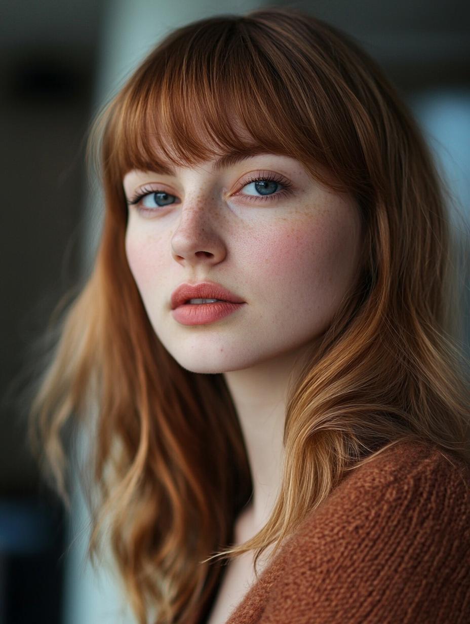 Side-Swept Bangs