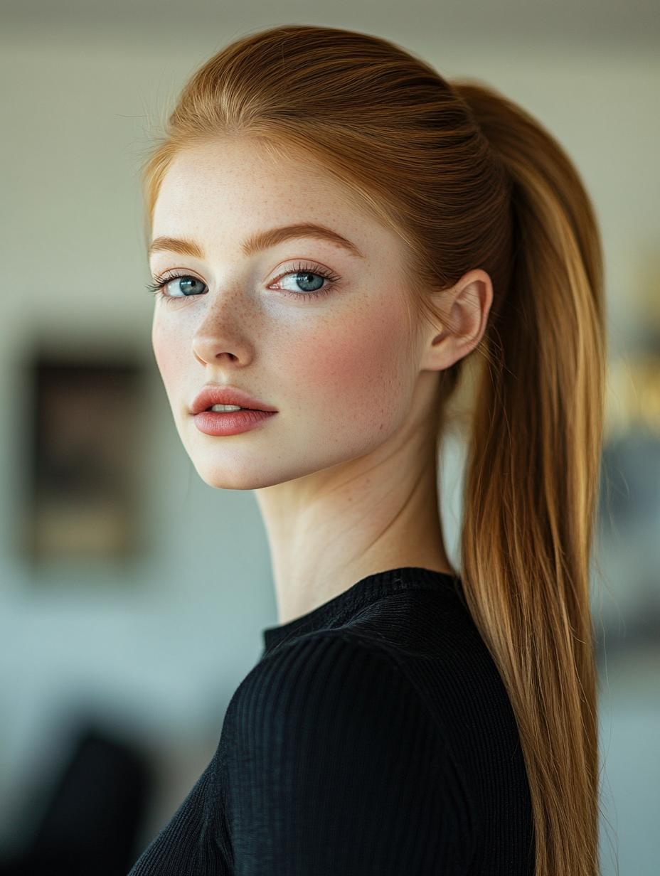 Sleek Ponytail