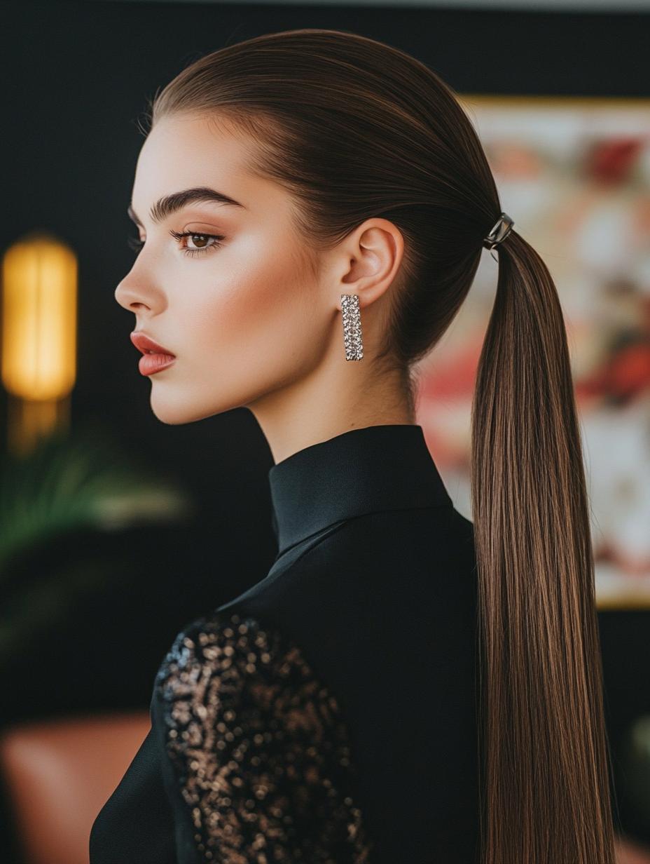 Sleek Ponytail