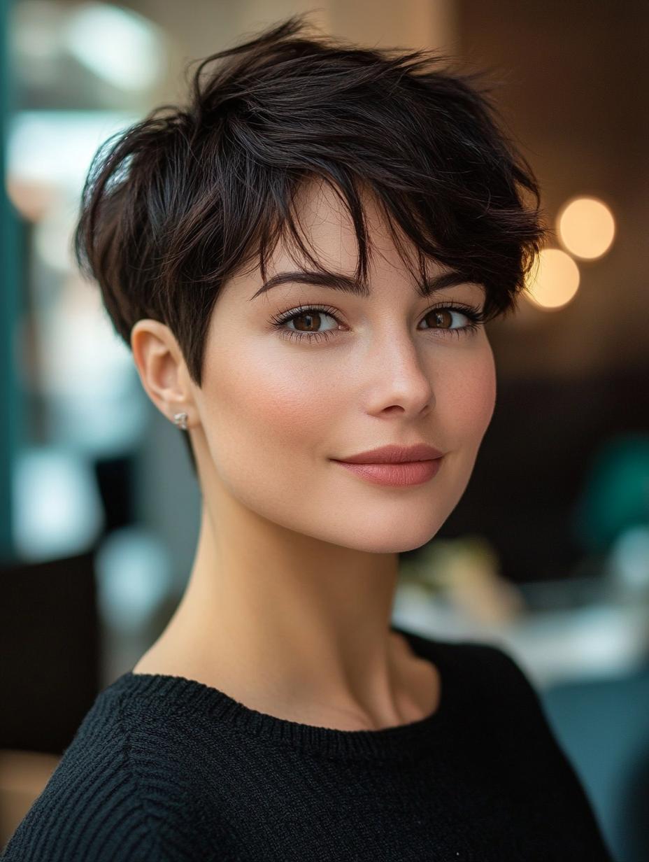 Textured Pixie Cut