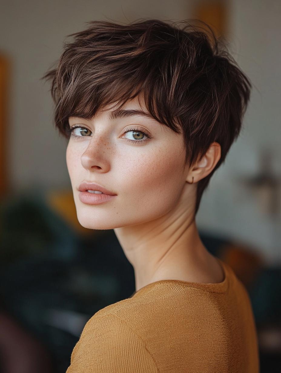 Textured Pixie Cut