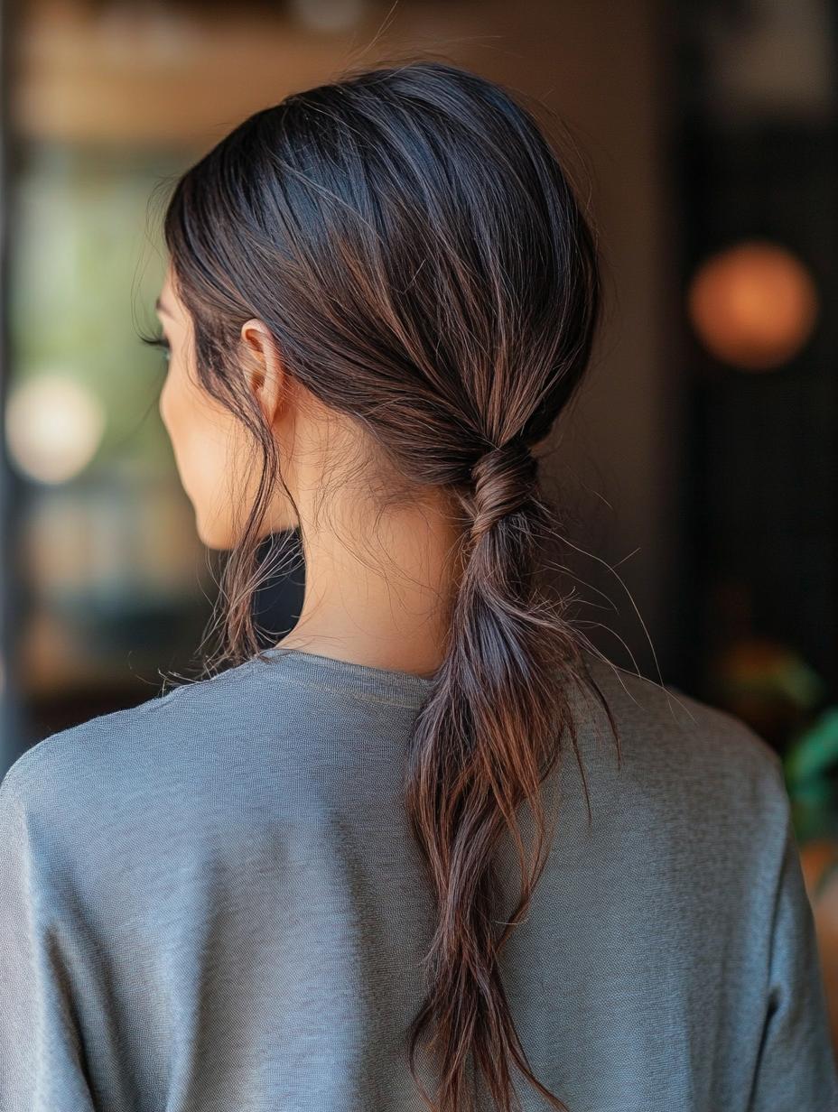 The Low Ponytail