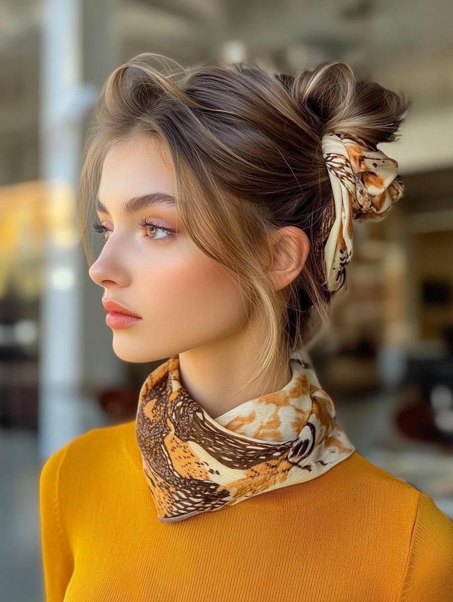 The Scarf Updo