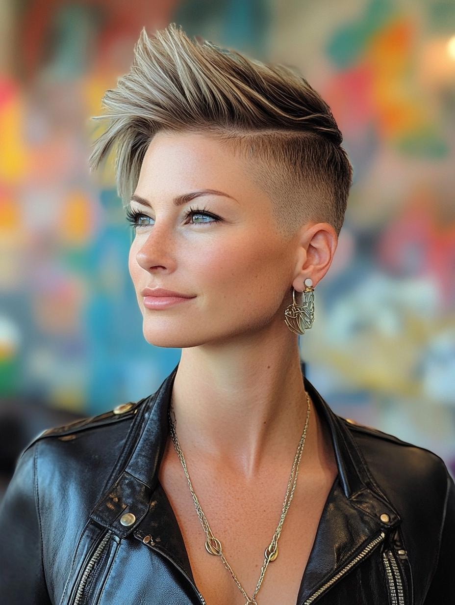 Undercut Wolf Cut