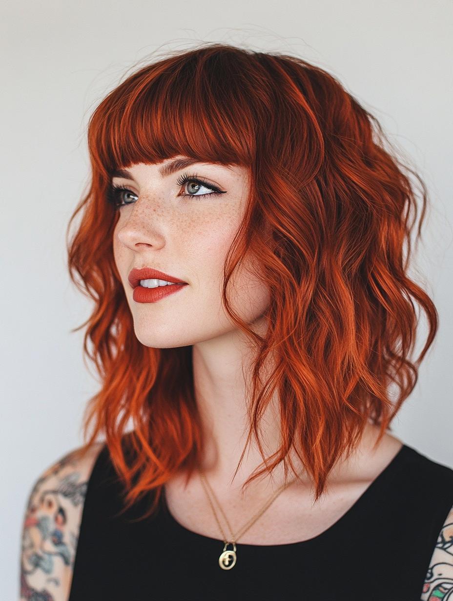 Wavy Wolf Cut