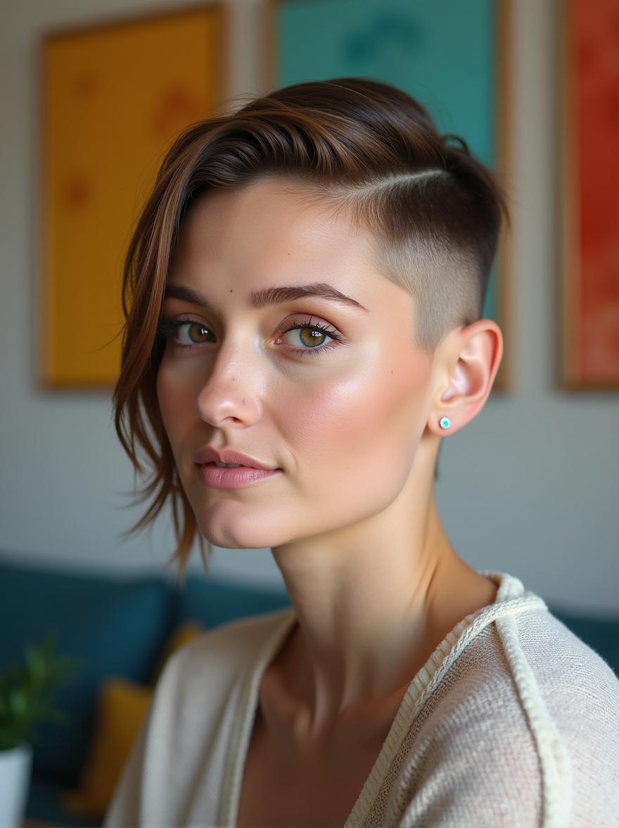 Asymmetrical Butterfly Cut