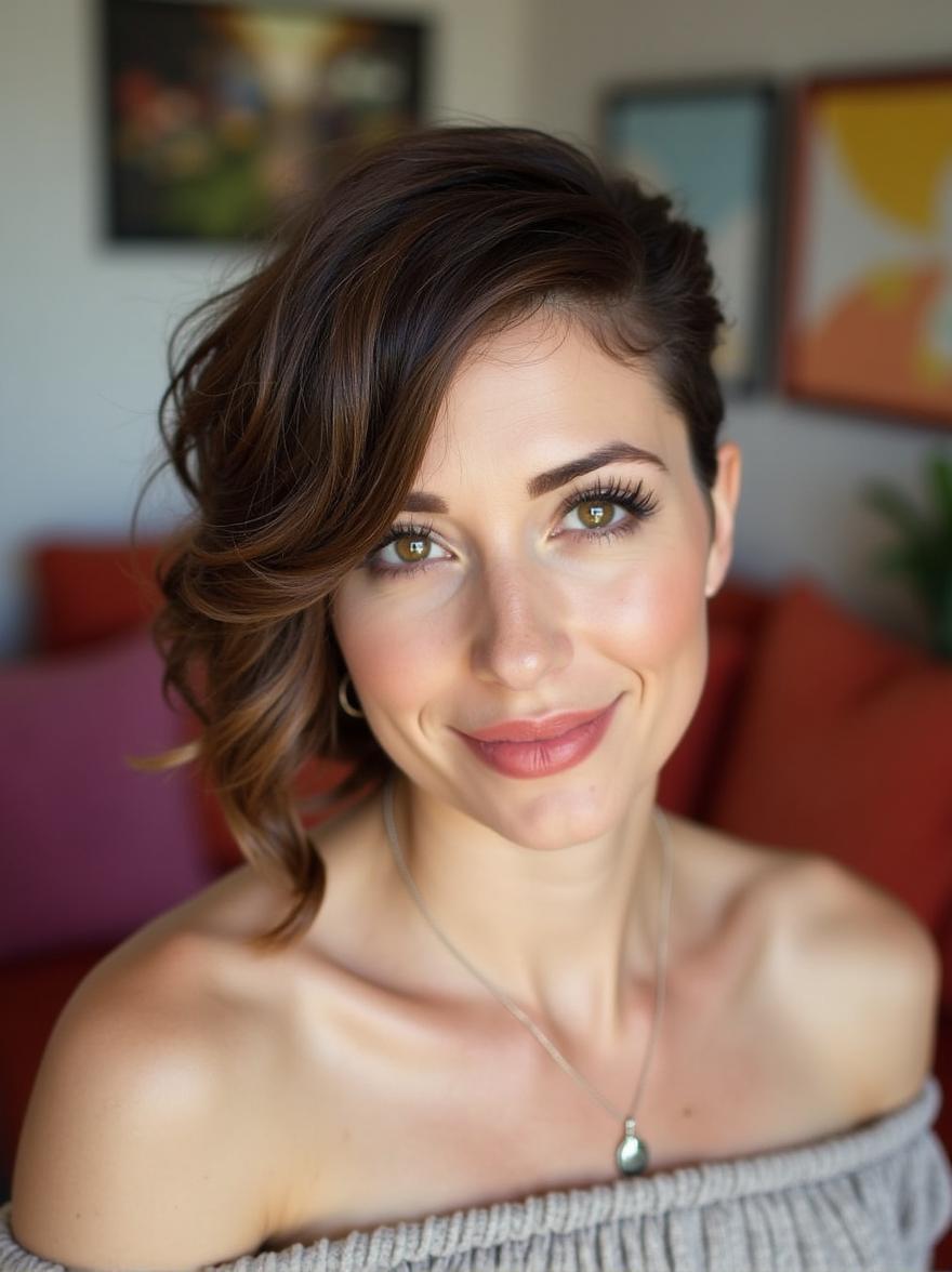 Asymmetrical Butterfly Cut