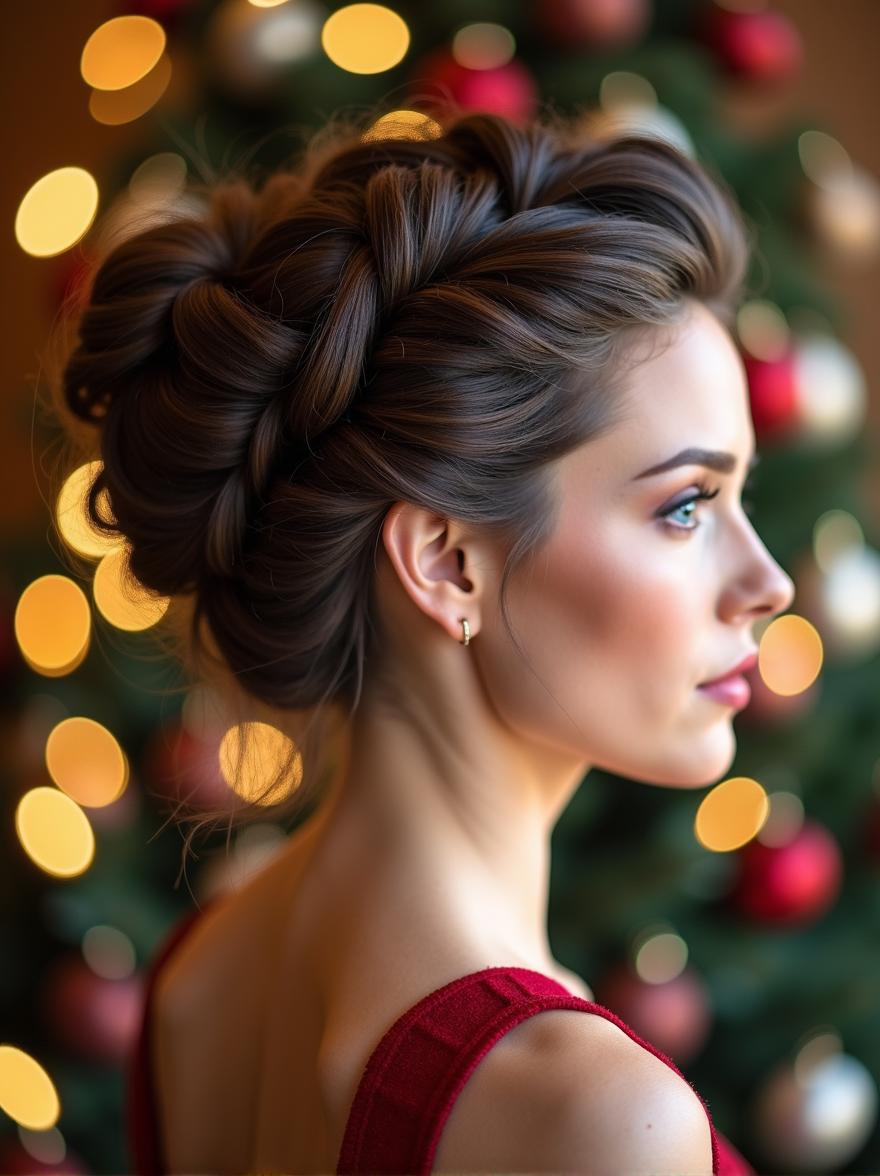 Elegant Updo with Twists