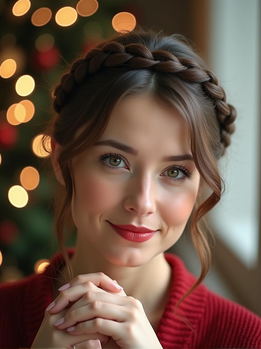 Festive Braided Crown