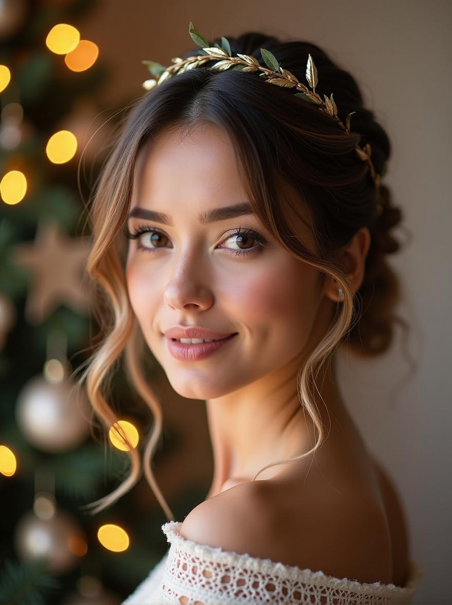 Festive Braided Crown