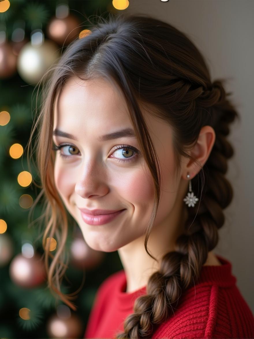 Messy Side Braid