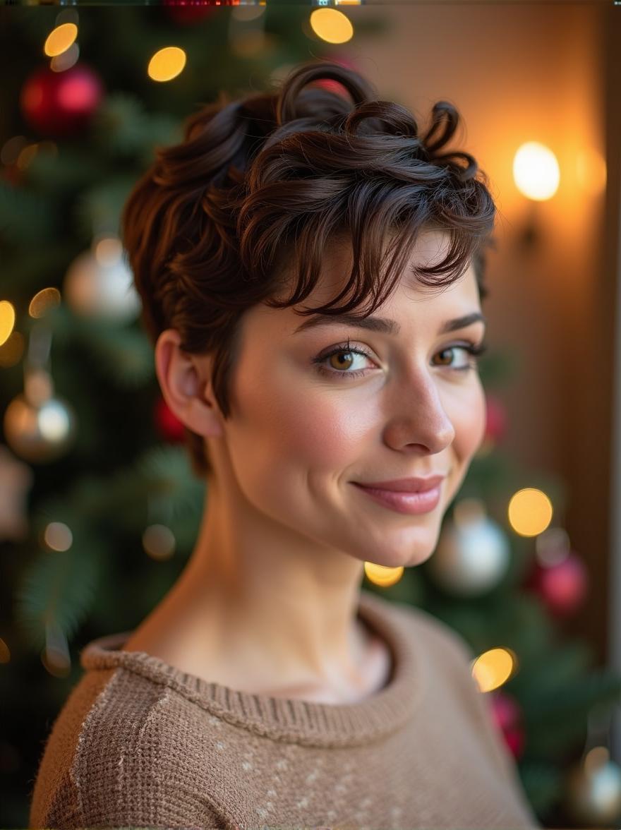 Playful Pixie with Glitter