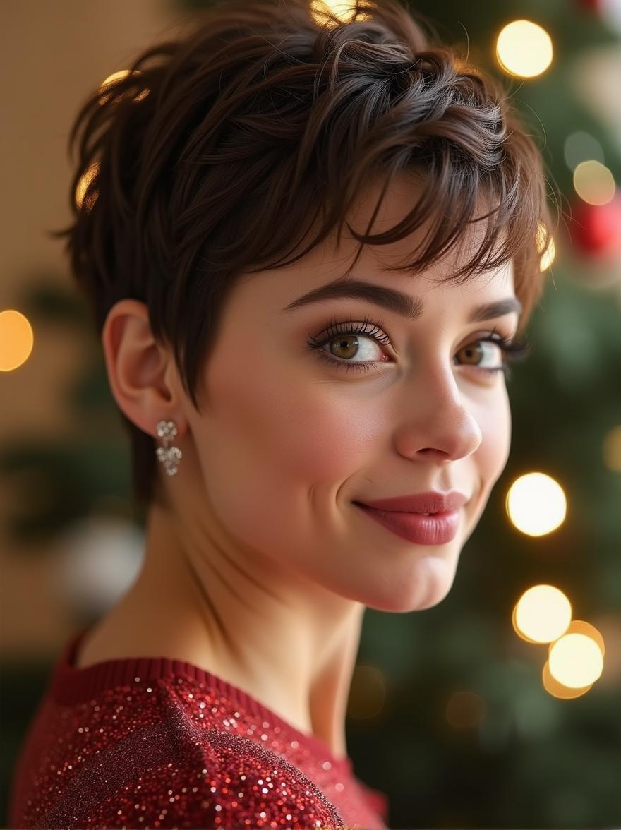 Playful Pixie with Glitter