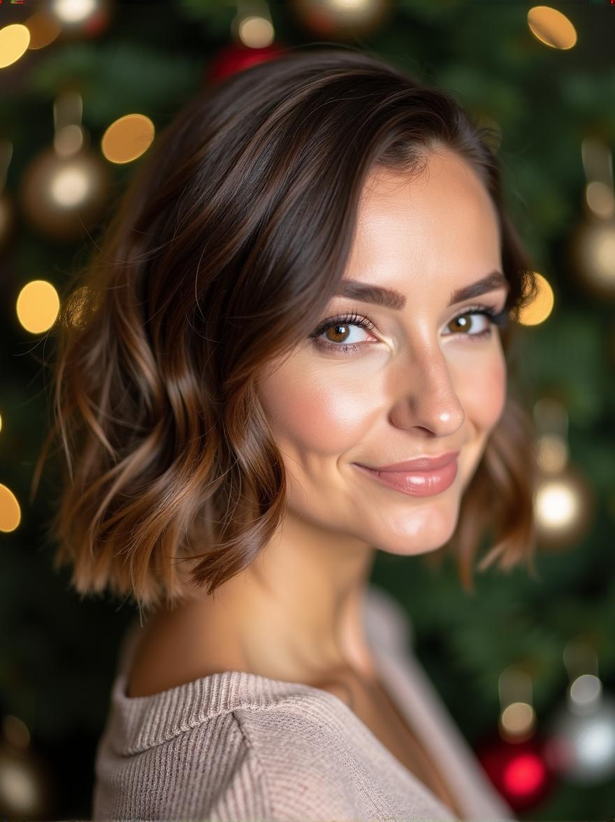 Sleek Side-Parted Lob