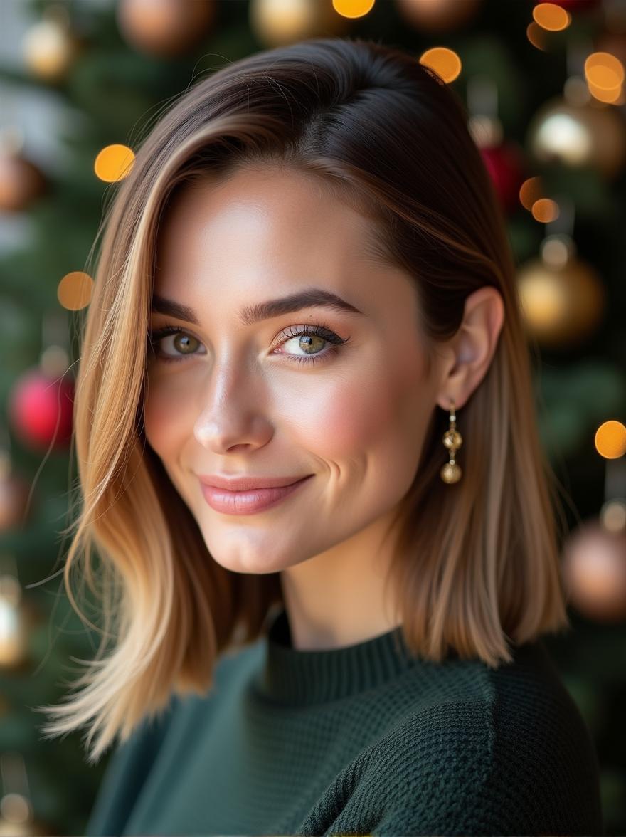 Sleek Side-Parted Lob