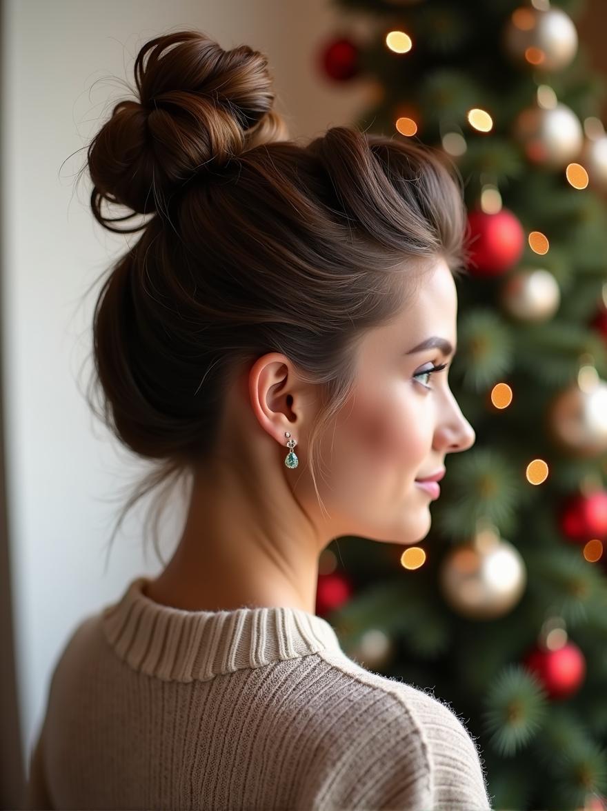 Textured High Bun