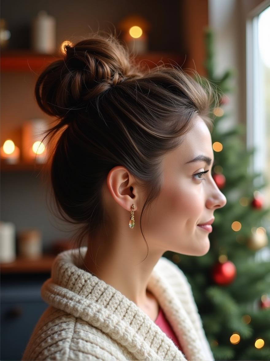 Textured High Bun