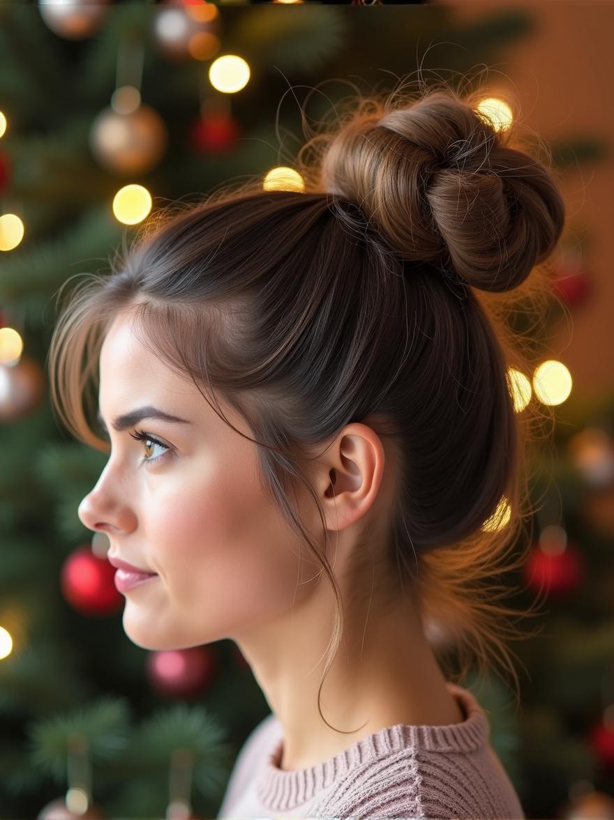 Textured High Bun