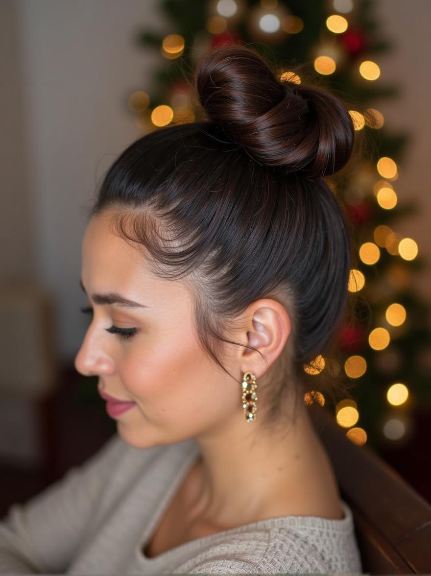 Textured High Bun